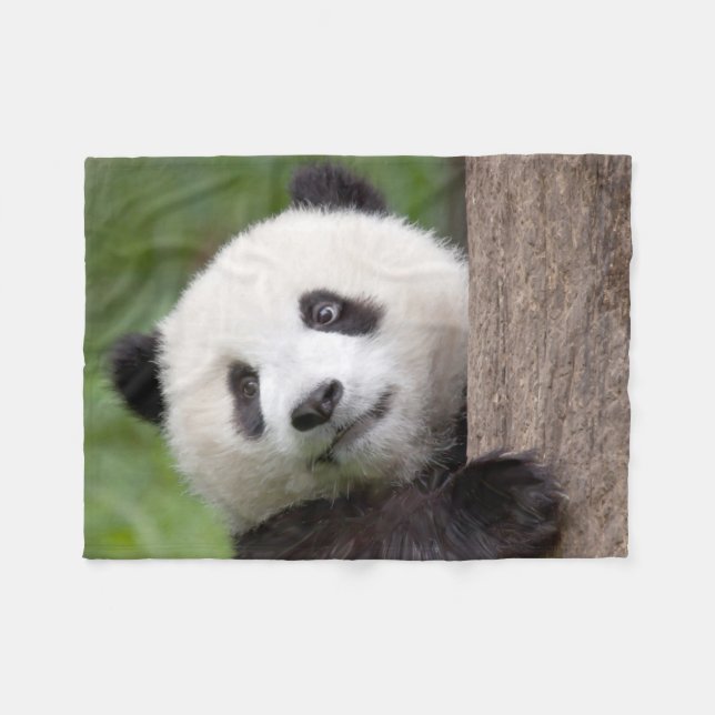 Polaire Couverture aimable d'ouatine d'ours panda (Devant (Horizontal))