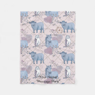 Polaire Couverture bébé en bois Art