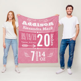 Polaire Couverture bébé motif flèche mignonne de n'importe