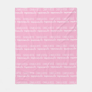 Polaire Couverture bébé personnalisée avec nom, couverture