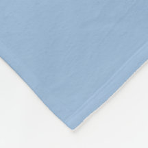 Couverture bleue d'ouatine de la Caroline