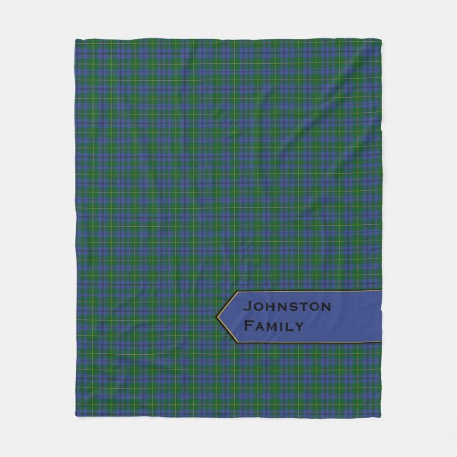 Polaire Couverture bleue et verte d'ouatine de plaid de (Devant)