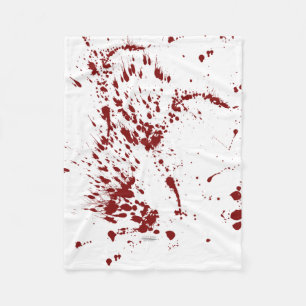 Polaire Couverture Blood splattered