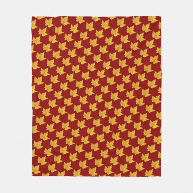 Polaire Couverture Canada Maple Leaf Souvenir (Devant)