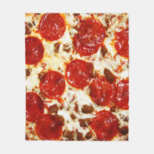 Polaire Couverture chaude de Meme de pizza