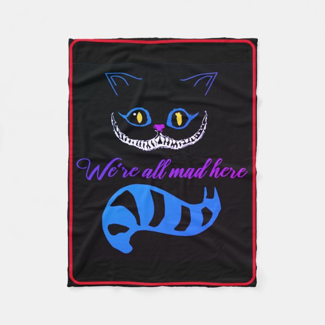 Polaire Couverture Cheshire Cat (Devant)
