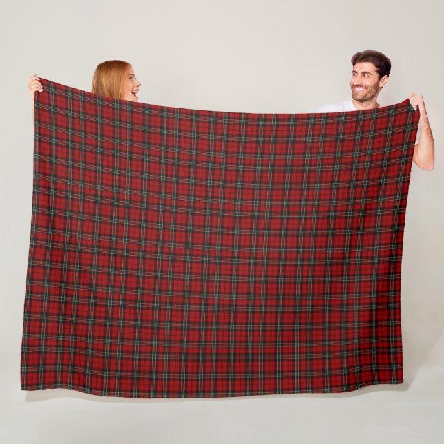 Polaire Couverture - Clan Macpherson Tartan Rouge (L) (En situation)