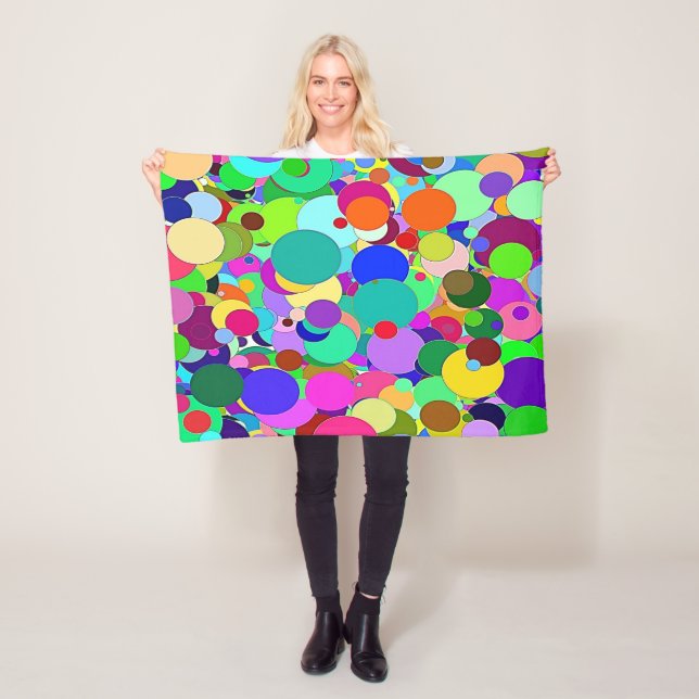 Polaire Couverture colorée (En situation)