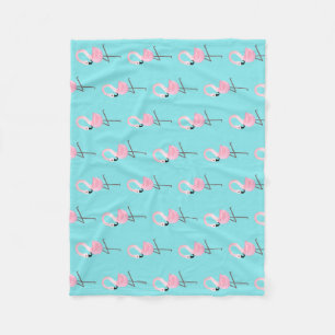 Polaire Couverture confortable de Flamant rose d'ouatine
