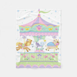 Polaire Couverture de bébé de carrousel