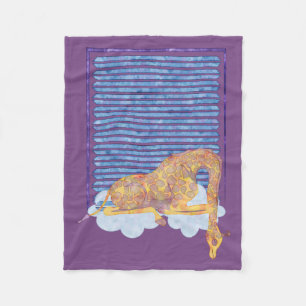 Polaire Couverture de bébé de girafe de sommeil