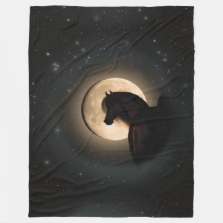 Polaire Couverture de cheval Brille de Lune Noire