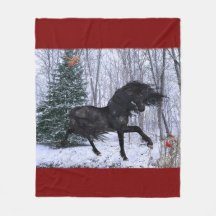 Couverture de cheval frison de pays des merveilles