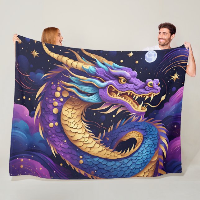 Polaire couverture de dragon céleste (En situation)