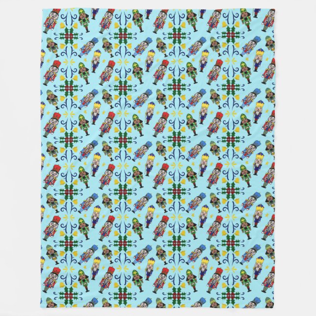 Polaire Couverture de fêle de Noël (Devant)