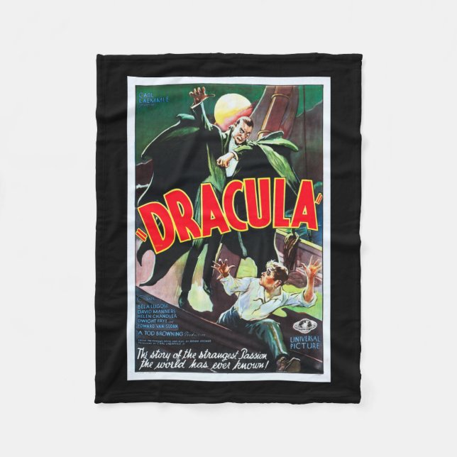 Polaire Couverture de film de monstre de Dracula (Devant)