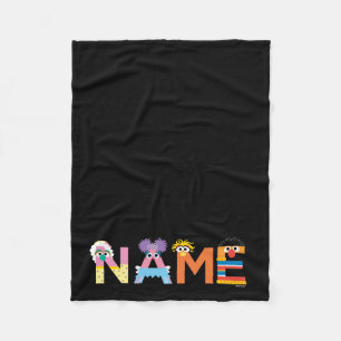 Polaire Couverture de flotte personnalisée Sesame Street A