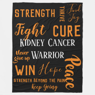 Polaire Couverture de guerrier de Cancer de rein grande