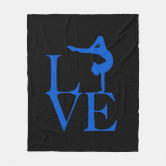 Polaire Couverture de gymnaste d'amour