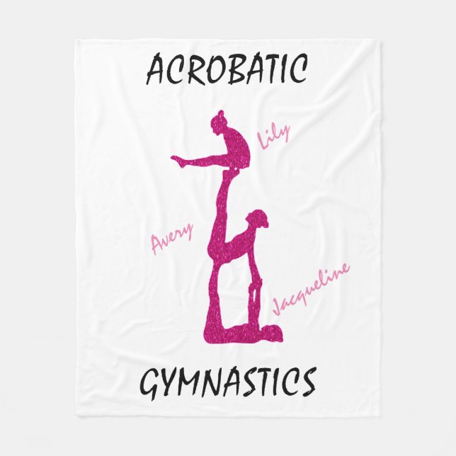 Polaire Couverture de gymnastique acrobatique avec jusqu'à (Devant)