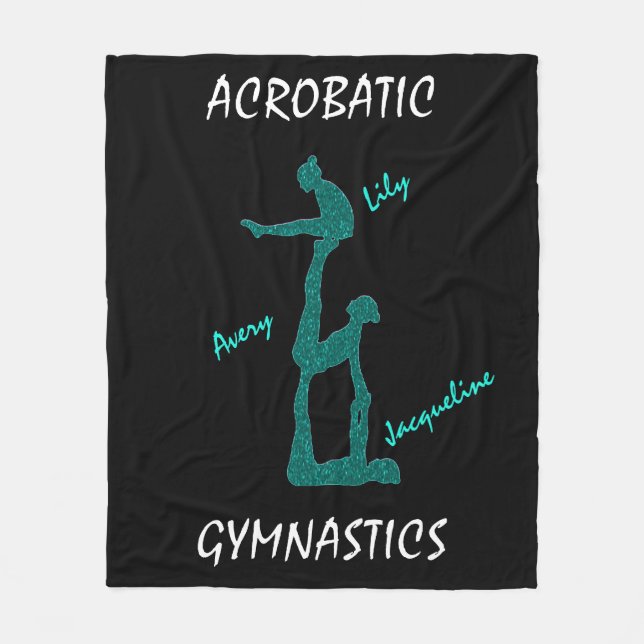 Polaire Couverture de gymnastique acrobatique avec jusqu'à (Devant)
