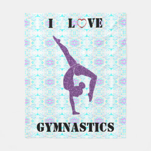 Polaire Couverture de gymnastique - I Love Gymnastique