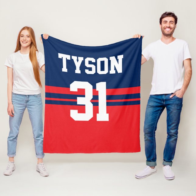 Polaire Couverture de hockey personnalisée (En situation)