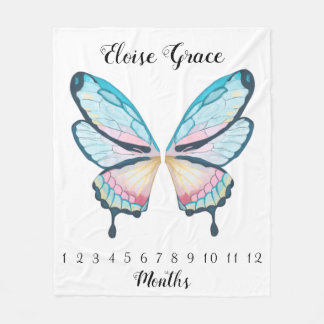 Polaire Couverture de jalon Papillon d'ailes 