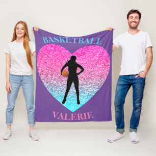 Polaire Couverture de la flotte de basket-ball pour filles