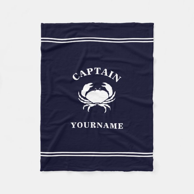 Polaire Couverture de la flotte de crabe nautique du capit (Devant)