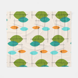 Polaire Couverture de la flotte de Motif mobile rétro ato