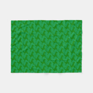 Polaire Couverture de la flotte de Noël Dinosaure vert