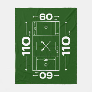 Polaire Couverture de lacrosse - conception de champ de