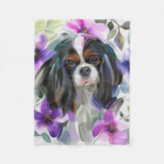Polaire Couverture de l'art cavalier de chien de Tricolor 