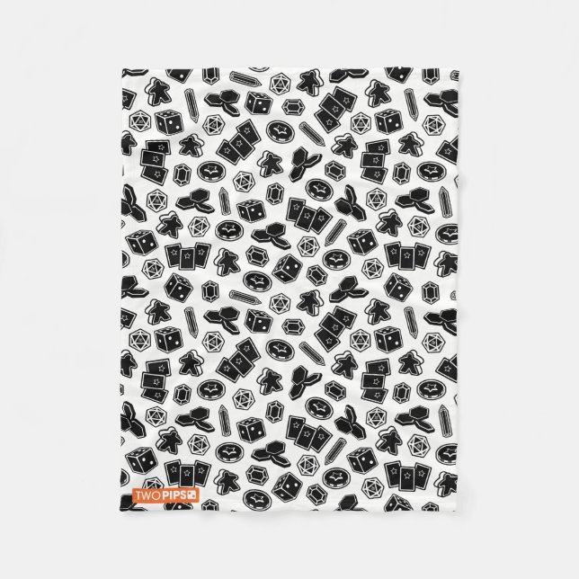 Polaire Couverture de motif de jeu de société (Devant)