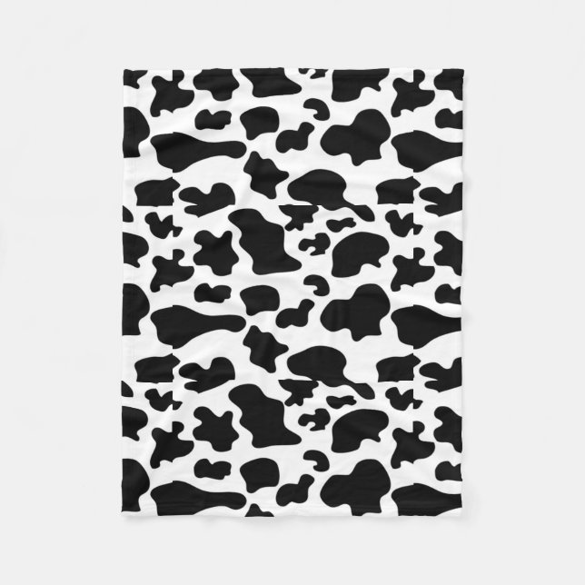 Polaire Couverture de motif de vache (Devant)