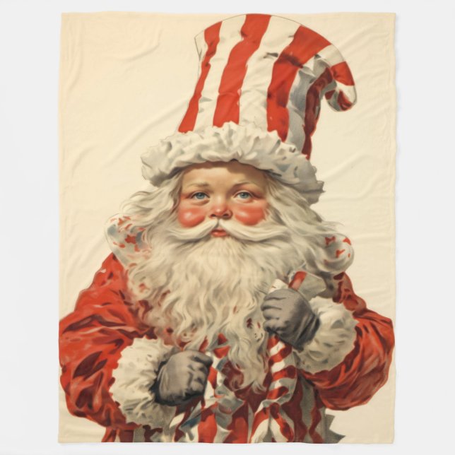 Polaire Couverture de Noël de décembre lunatique (Devant)