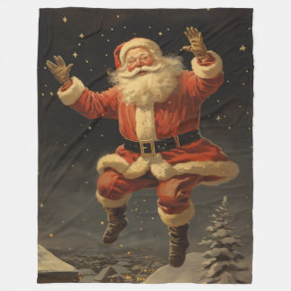 Polaire Couverture de Noël fantasque Nostalgique d'hiver