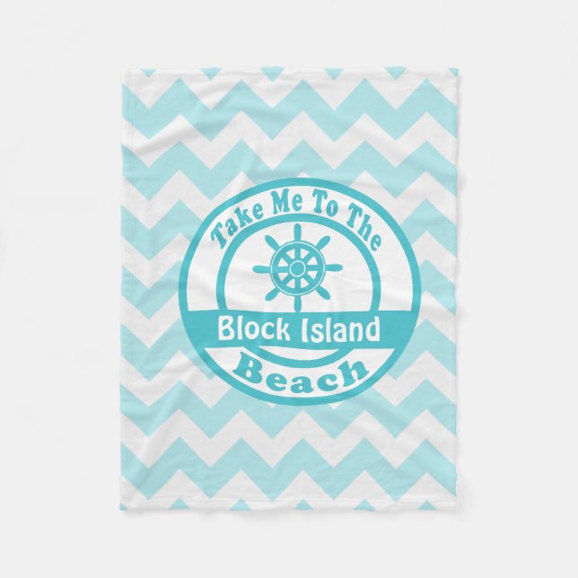 Polaire Couverture de plage d'Île de Block (Devant)