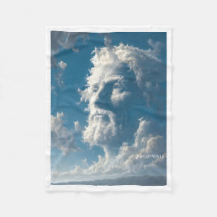 Polaire Couverture de profil de visage nuageux