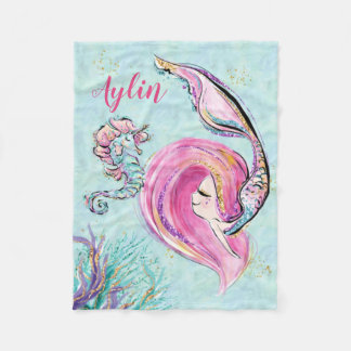 Polaire Couverture de sirène personnalisée