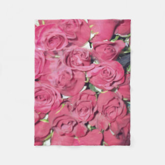 Polaire couverture des roses