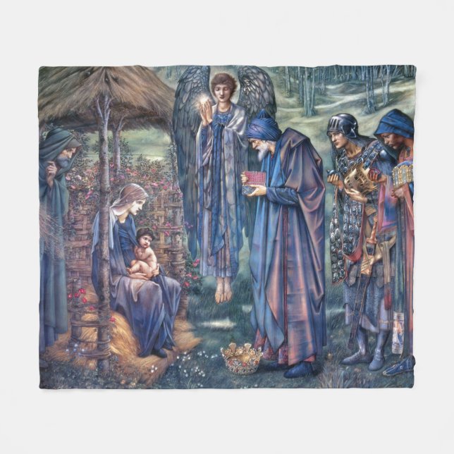 Polaire Couverture d'ouatine de bible de Jésus Mary Joseph (Devant (Horizontal))