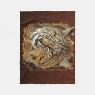 Polaire Couverture d'ouatine de chat sauvage