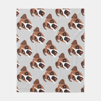 Polaire Couverture d'ouatine de chien de boxeur, milieu