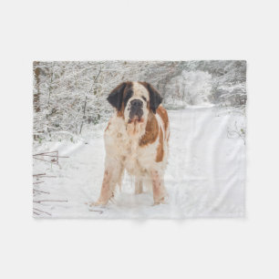 Polaire Couverture d'ouatine de chien de St Bernard