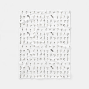 Polaire Couverture d'ouatine de diagramme d'ASL