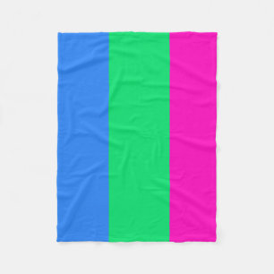 Polaire Couverture d'ouatine de drapeau de Polysexual