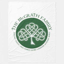 Couverture d'ouatine de famille de McGrath