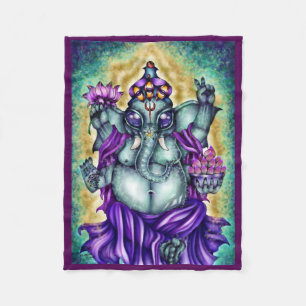 Polaire Couverture d'ouatine de "Ganesha"